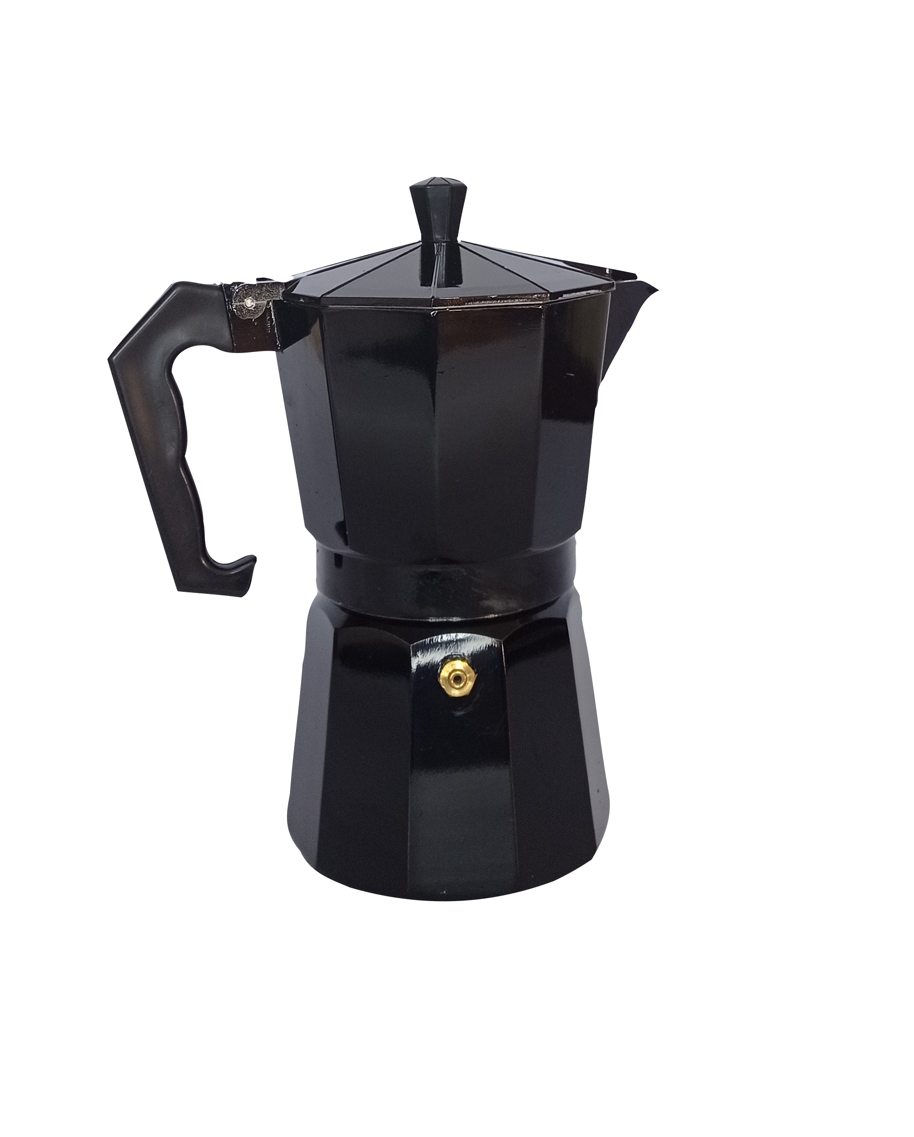 Cafetera eléctrica Espresso de 300ml, 6 tazas, olla para Moca, color negro